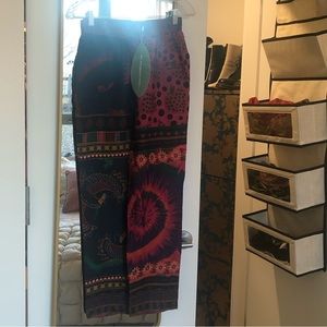 NWT Farm Rio Mixed Scarves Viscose Pants